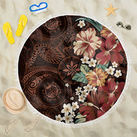 Kanoa Hawai'i Hibiscus Beach Blanket Polynesian Tribal Tattoo Pattern Floral Elements