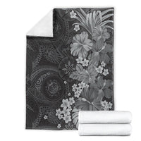 Pauli Hawai'i Hibiscus Blanket Polynesian Tribal Tattoo Pattern Floral Elements