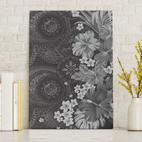 Pauli Hawai'i Hibiscus Canvas Wall Art Polynesian Tribal Tattoo Pattern Floral Elements