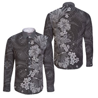 Pauli Hawai'i Hibiscus Family Matching Tank Maxi Dress and Hawaiian Shirt Polynesian Tribal Tattoo Pattern Floral Elements