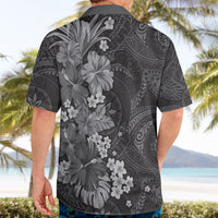 Pauli Hawai'i Hibiscus Hawaiian Shirt Polynesian Tribal Tattoo Pattern Floral Elements