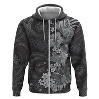 Pauli Hawai'i Hibiscus Hoodie Polynesian Tribal Tattoo Pattern Floral Elements