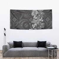 Pauli Hawai'i Hibiscus Tapestry Polynesian Tribal Tattoo Pattern Floral Elements