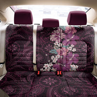 Poni Mama Hawai'i Hibiscus Back Car Seat Cover Polynesian Tribal Tattoo Pattern Floral Elements
