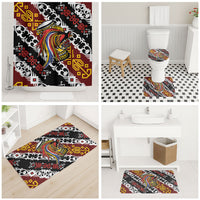 Papua New Guinea Bird Drum Bathroom Set Papuan Batik Motif
