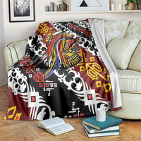 Papua New Guinea Bird Drum Blanket Papuan Batik Motif