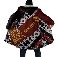 Personalised Papua New Guinea Bird Drum Cloak Papuan Batik Motif
