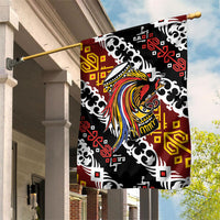 Papua New Guinea Bird Drum Garden Flag Papuan Batik Motif