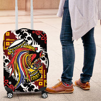 Papua New Guinea Bird Drum Luggage Cover Papuan Batik Motif