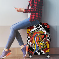 Papua New Guinea Bird Drum Luggage Cover Papuan Batik Motif