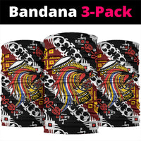 Papua New Guinea Bird Drum Neck Gaiter Papuan Batik Motif