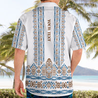 Personalised Papua New Guinea Bird Ethnic Hawaiian Shirt Papuan Batik Inspired Pattern