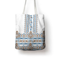 Papua New Guinea Bird Ethnic Tote Bag Papuan Batik Inspired Pattern