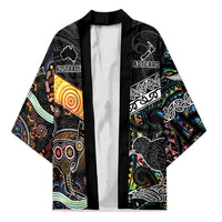 Australia New Zealand Personalised Kimono Maori Aboriginal Art Style - Polynesian Pride