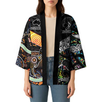 Australia New Zealand Personalised Kimono Maori Aboriginal Art Style - Polynesian Pride