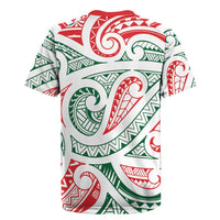 New Zealand Kowhaiwhai Christmas Rugby Jersey Traditional Maori Koru Pattern - Polynesian Pride