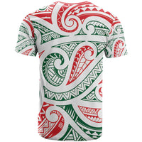 New Zealand Kowhaiwhai Christmas T Shirt Traditional Maori Koru Pattern - Polynesian Pride