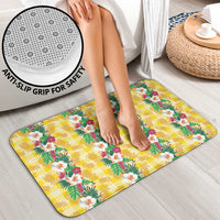 Hawaiian Palaka Bathroom Set Hibiscus Pineapple Lei - Polynesian Pride