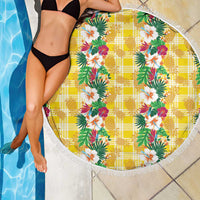 Hawaiian Palaka Beach Blanket Hibiscus Pineapple Lei - Polynesian Pride