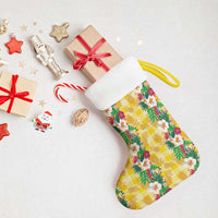 Hawaiian Palaka Christmas Stocking Hibiscus Pineapple Lei - Polynesian Pride