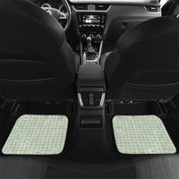 Sage Green Hawaiian Palaka Car Mats Kukui Nut Money Lei - Polynesian Pride