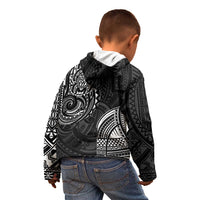 Polynesian Turtle Tribal Tattoo Kid Hoodie Black Style