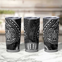 Polynesian Turtle Tribal Tattoo Tumbler Cup Black Style