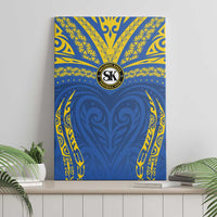 Oceania Football Solomon Kings Canvas Wall Art Polynesian Tribal Pattern