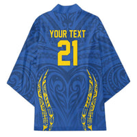 Custom Oceania Football Solomon Kings Kimono Polynesian Tribal Pattern