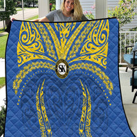 Oceania Football Solomon Kings Quilt Polynesian Tribal Pattern