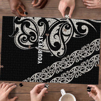 All Black Maori Tribal Tattoo Personalised Puzzle Stone Gray Polynesian Style - Polynesian Pride