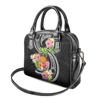 Hau'oli Makahiki Hou Shoulder Handbag Aloha Pineapple Tropical Vibe