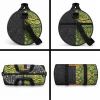 Custom New Zealand vs South Africa Duffle Bag Rugby Rivalry Two Nations One Battle