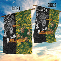 Custom New Zealand vs South Africa Garden Flag Rugby Rivalry Two Nations One Battle