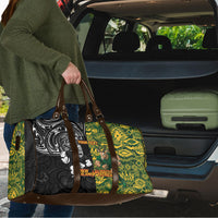 Custom New Zealand vs South Africa Travel Bag Rugby Rivalry Two Nations One Battle