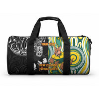 Custom Australia vs New Zealand Duffle Bag Rugby Rivalry Two Nations One Battle