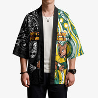 Custom Australia vs New Zealand Kimono Rugby Rivalry Two Nations One Battle