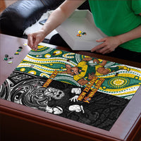 Custom Australia vs New Zealand Puzzle Rugby Rivalry Two Nations One Battle