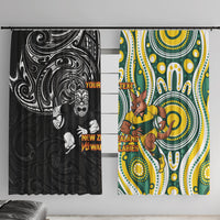 Custom Australia vs New Zealand Window Curtain Rugby Rivalry Two Nations One Battle