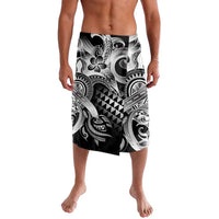 Aloha Black Tribal Honu Tattoo Lavalava
