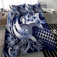Aloha Blue Tribal Honu Tattoo Bedding Set