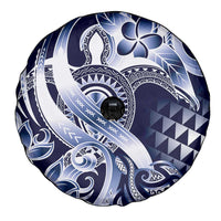 Aloha Blue Tribal Honu Tattoo Spare Tire Cover