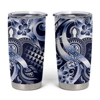 Aloha Blue Tribal Honu Tattoo Tumbler Cup