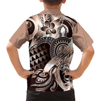 Aloha Mocha Mousse Tribal Honu Tattoo Hawaiian Shirt