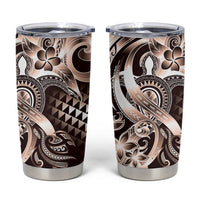 Aloha Mocha Mousse Tribal Honu Tattoo Tumbler Cup