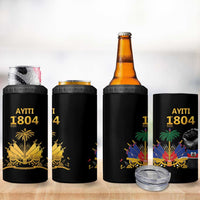 Haiti Independence Day 4 in 1 Can Cooler Tumbler The First Black Republic Since 1804