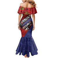 Personalised ANZAC Spirit 1915-2026 Filmstrip Tribute Family Matching Mermaid Dress and Hawaiian Shirt Lest We Forget 25 April LT9 - Polynesian Pride