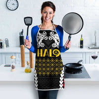 Halo Vanuatu Pride Apron Vanuatuan Sand Drawing Pattern - Polynesian Pride