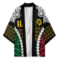Halo Vanuatu Pride Kimono Vanuatuan Sand Drawing Pattern - Polynesian Pride