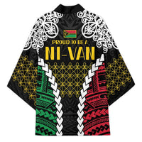 Halo Vanuatu Pride Kimono Vanuatuan Sand Drawing Pattern - Polynesian Pride